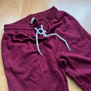 Maroon Jogger Pants
